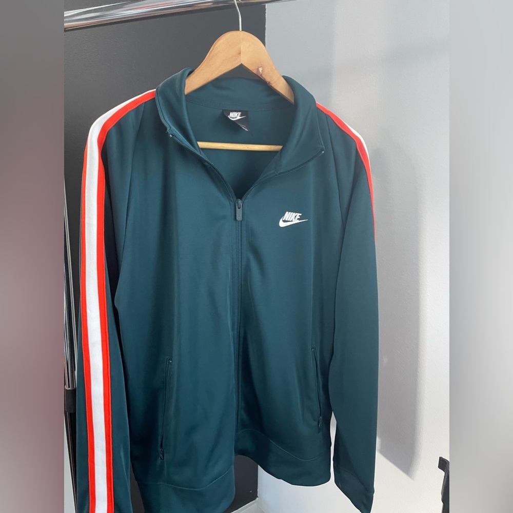 Nike Sportswear Tech Fleece Jacket - Aqua/Orange